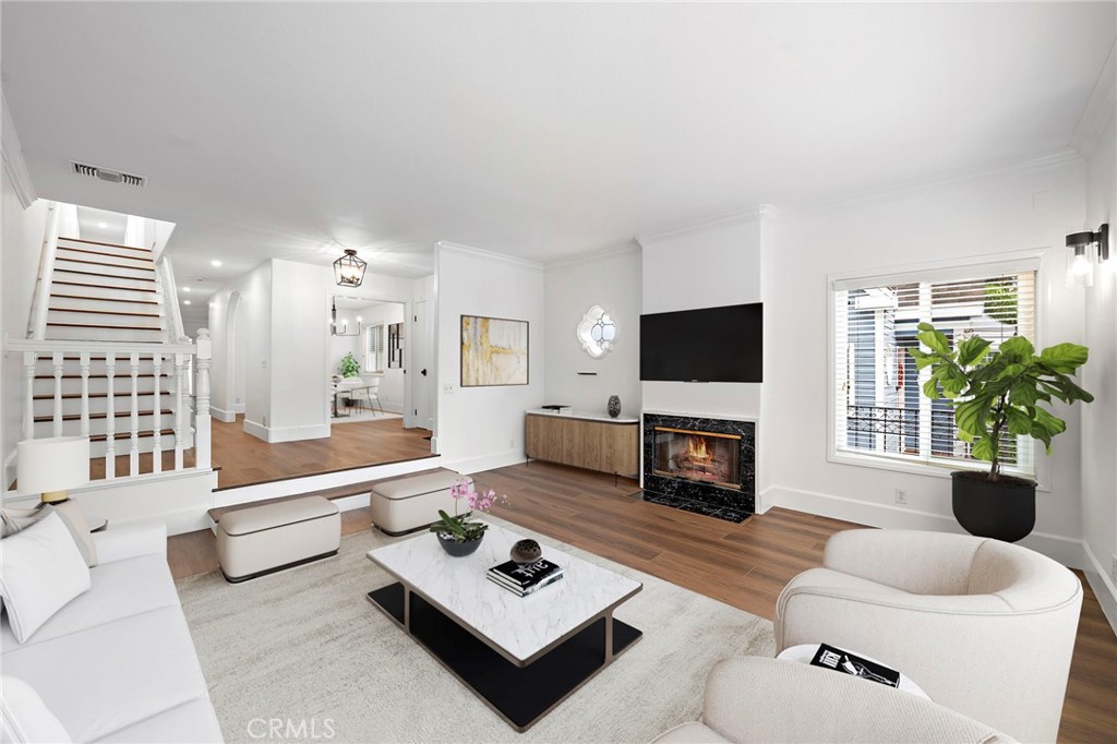 377 Roycroft Avenue Long Beach, CA 90814 - Photo 3 of 35 Living room virtually staged
