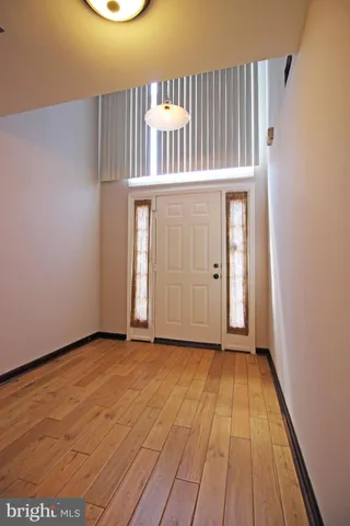 a view of wooden floor in a room