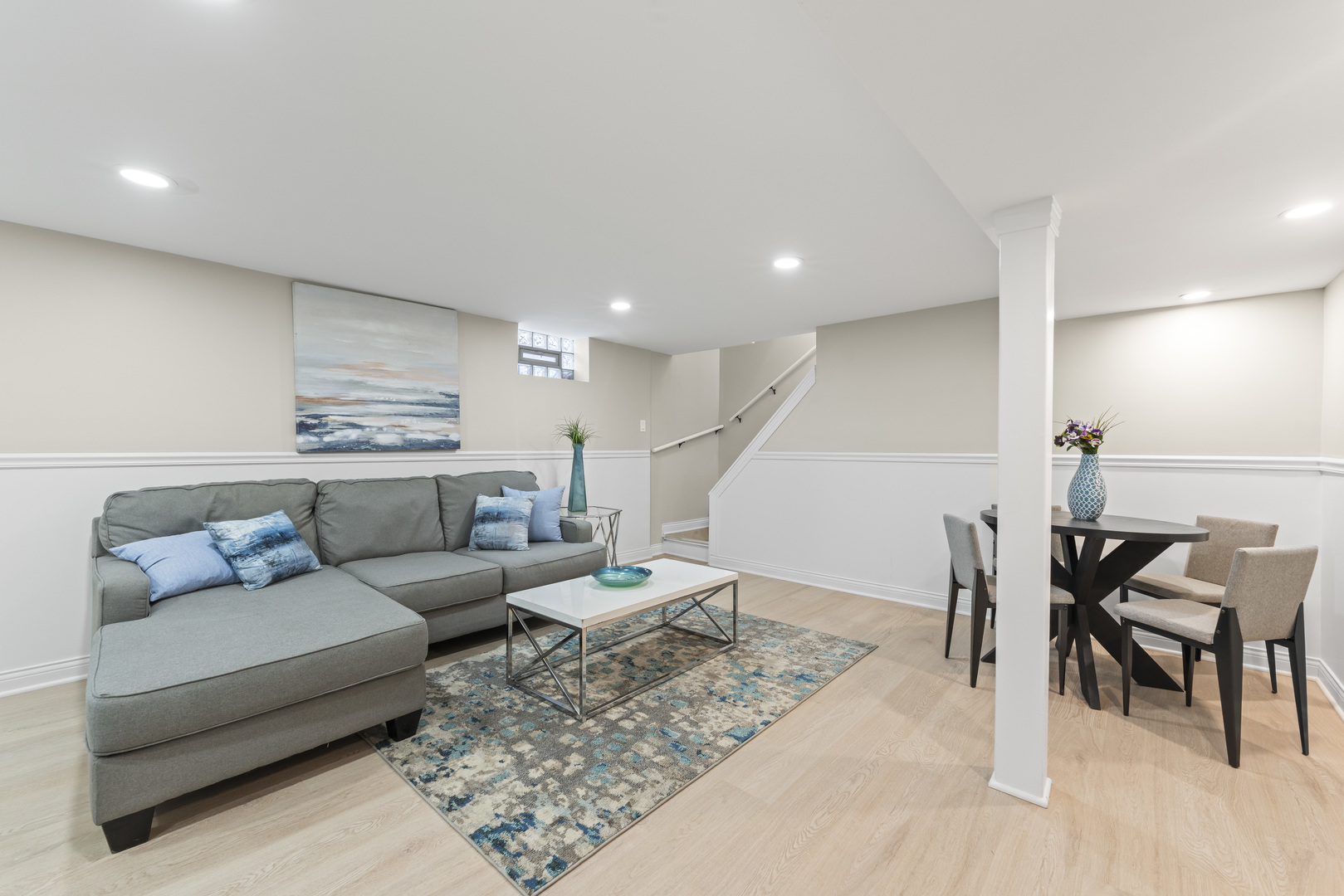 8169 South Tripp Avenue Chicago, IL 60652 - Photo 22 of 31 a living room with furniture and wooden floor