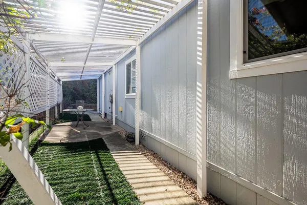 a view of outdoor space and porch