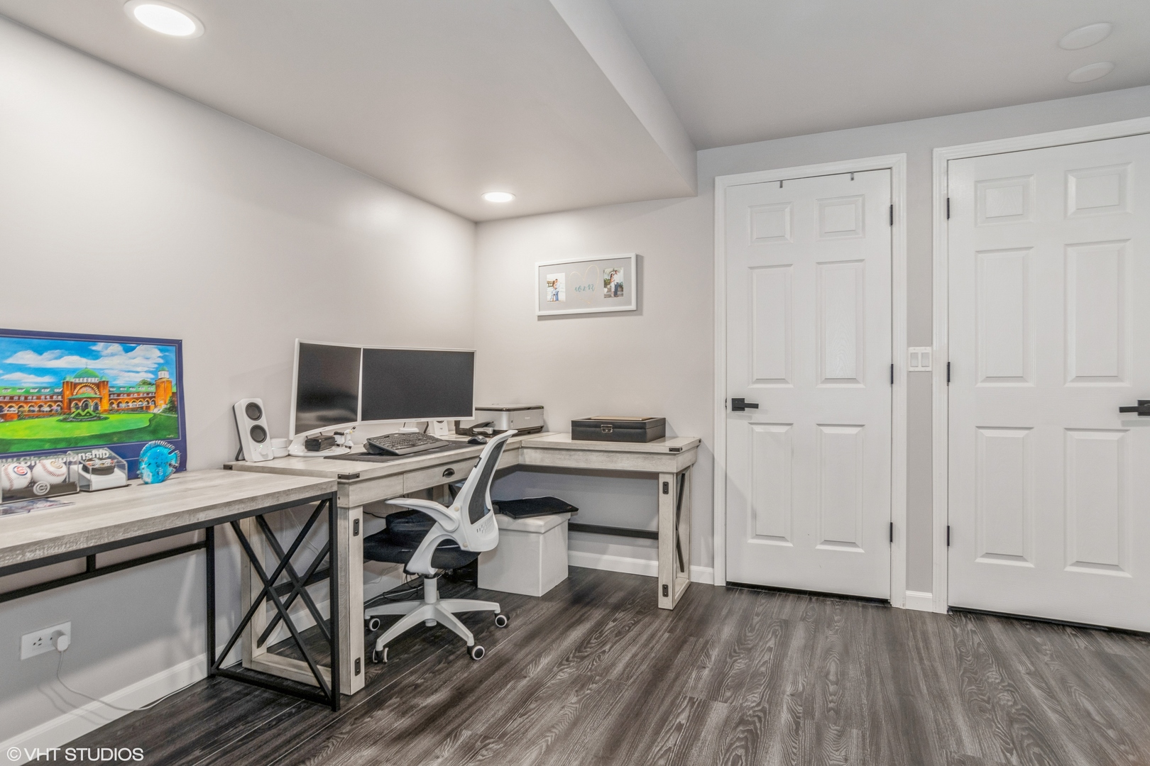 288 Windsor Drive Bartlett, IL 60103 - Photo 12 of 24 a view of a dining room with furniture one side kitchen view and wooden floor