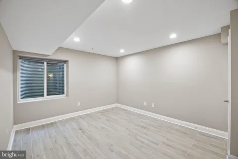 a view of a terrace with a chair