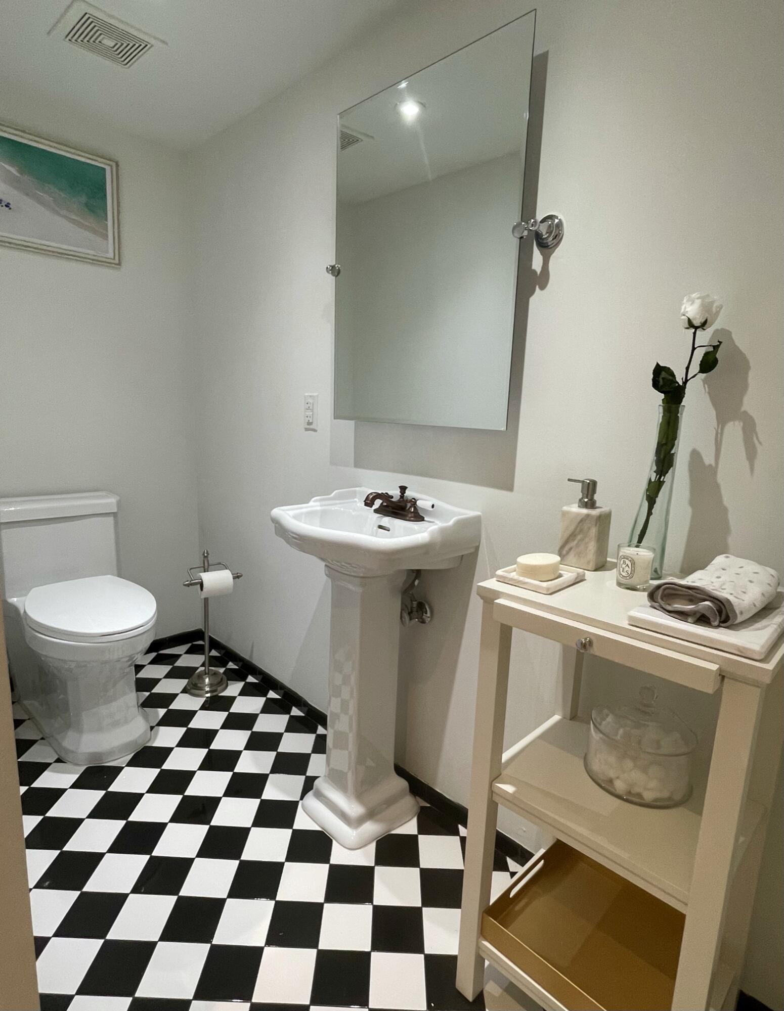 3258 Virginia Street, Unit A4 Miami, FL 33133 - Photo 17 of 20 a bathroom with a sink toilet and shower