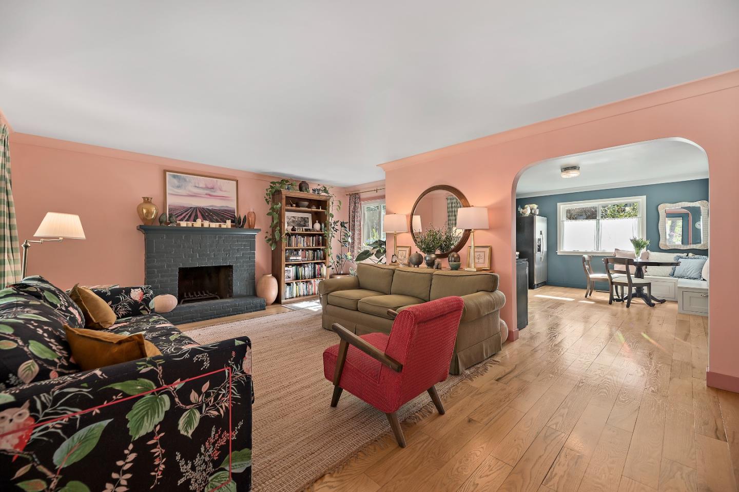 21195 Bertram Road San Jose, CA 95120 - Photo 3 of 20 a living room with furniture fireplace and a fireplace