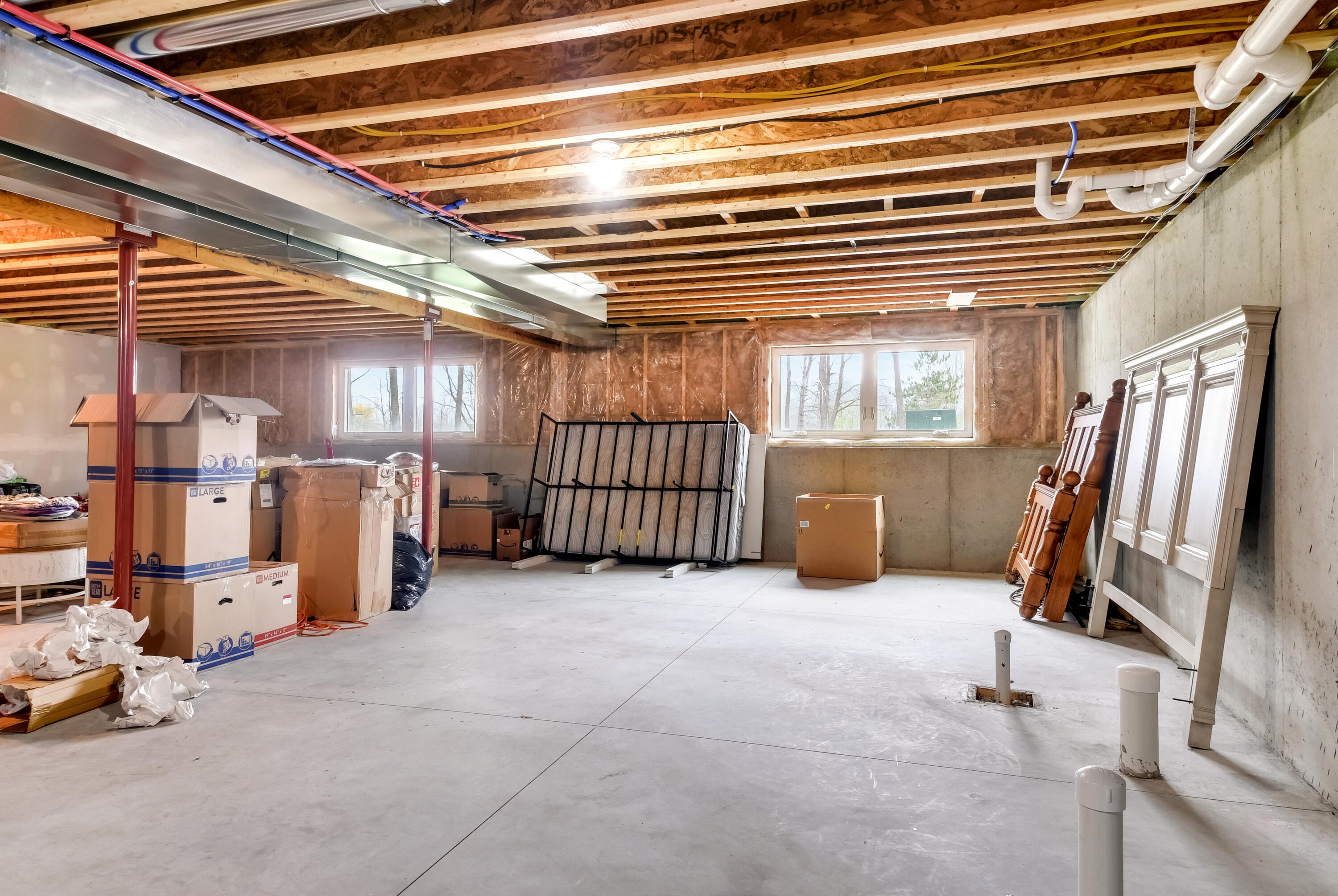 211 Edenview Lane Eden, WI 53019 - Photo 12 of 14 Basement with egress windows