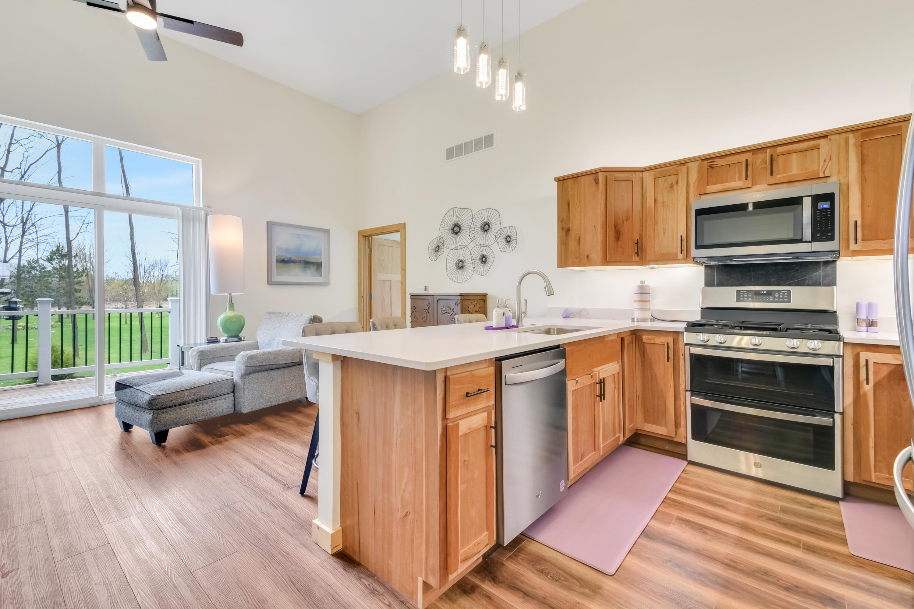 211 Edenview Lane Eden, WI 53019 - Photo 3 of 14 Cherrywood kitchen w/appliances