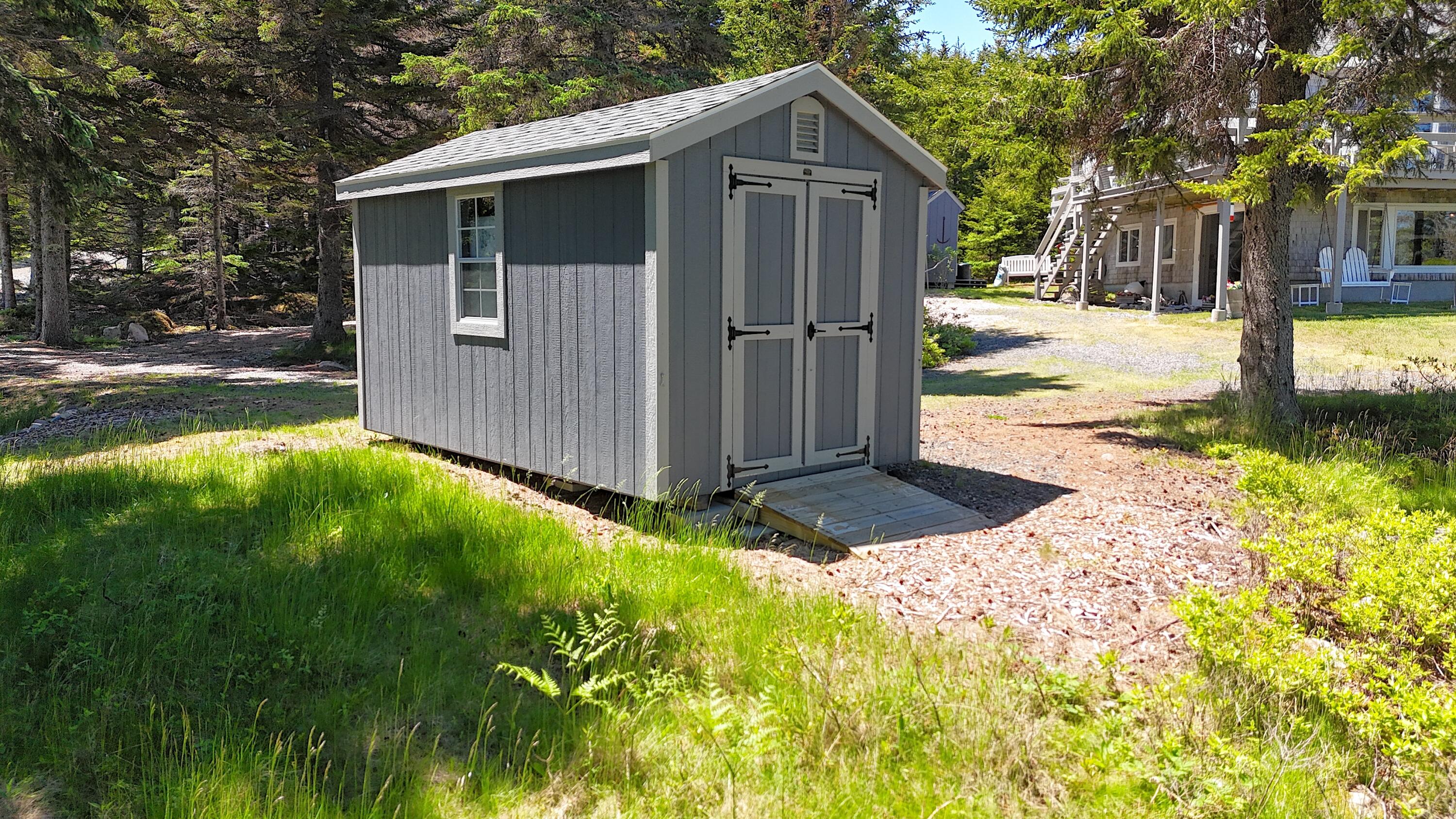 162 Red Point Road Swans Island, ME 04685 - Photo 44 of 50 shed and house