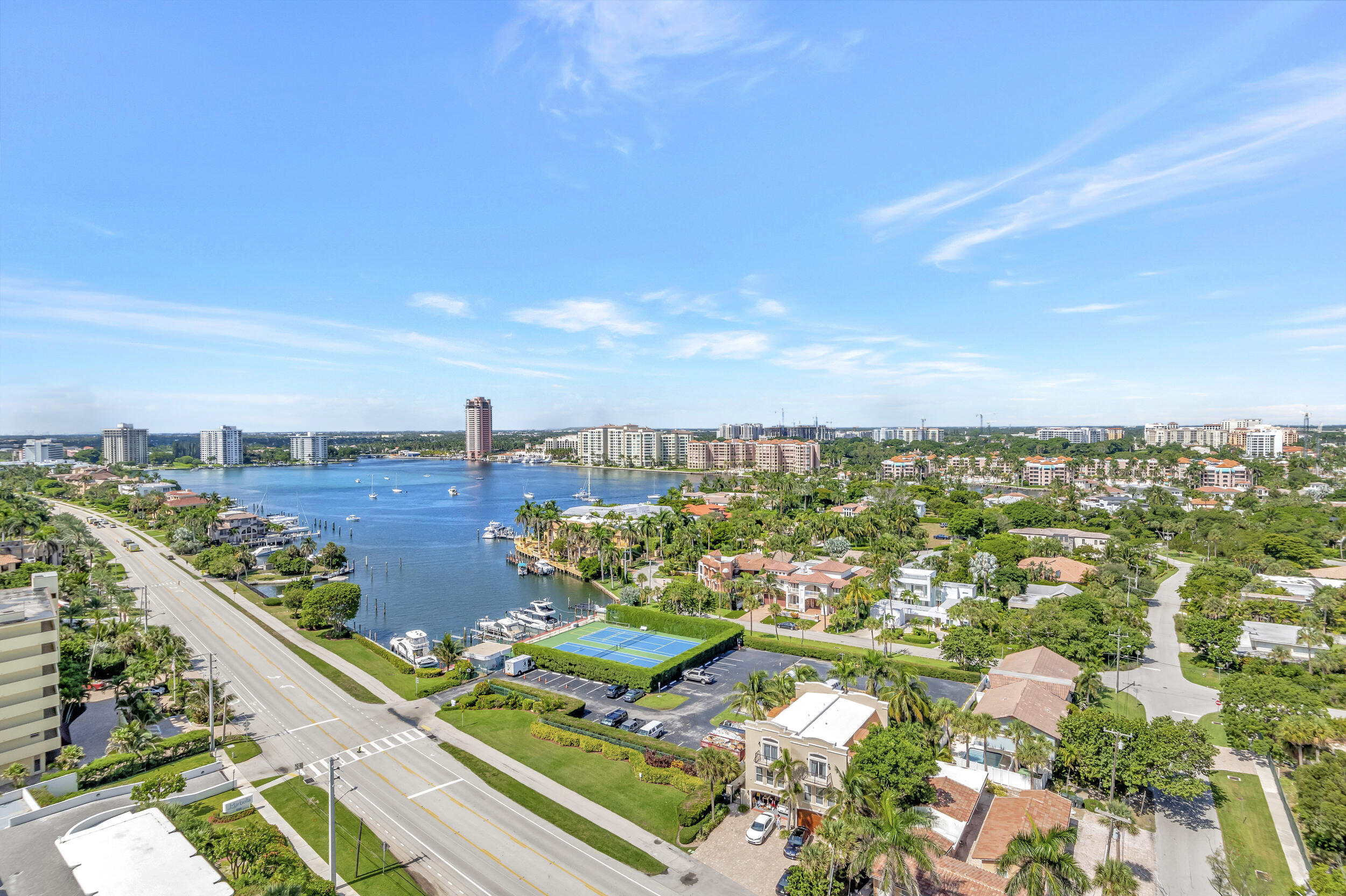 250 South Ocean Boulevard, Unit 16G Boca Raton, FL 33432 - Photo 39 of 91 an aerial view of a city