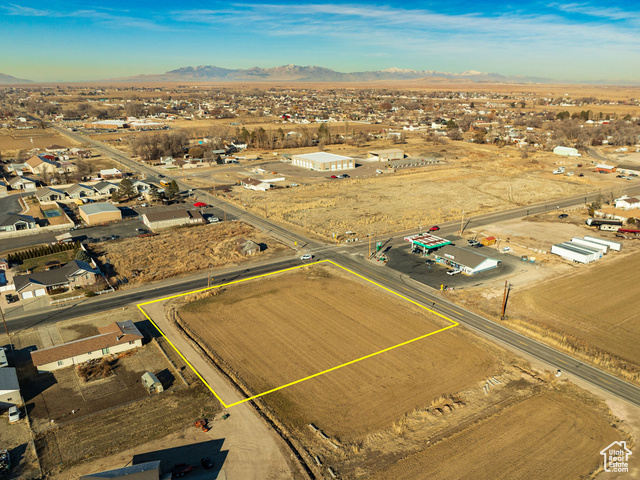 5500 South W Hooper, UT 84315 - Photo 10 of 17 Drone / aerial view featuring a mountain view