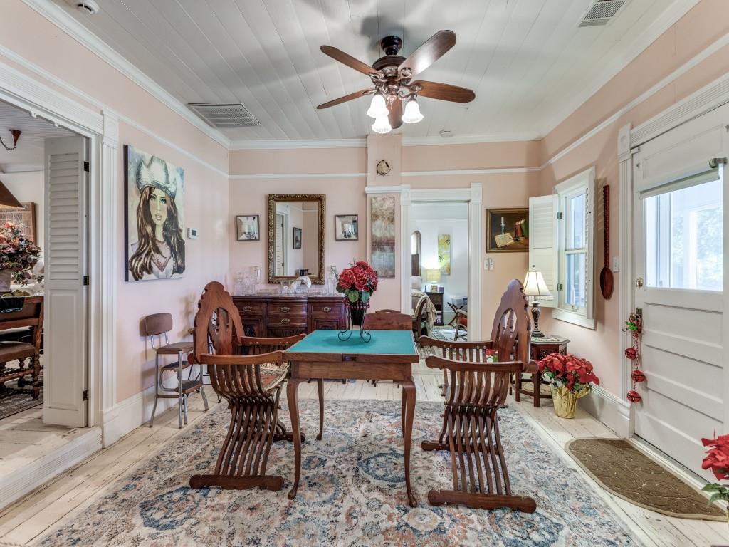 392 Mt Pleasant Road Valley View, TX 76272 - Photo 3 of 27 a view of a dining room with furniture