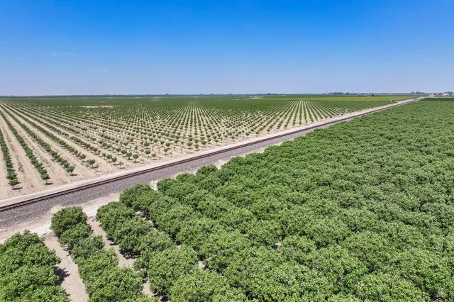 an aerial view of a building