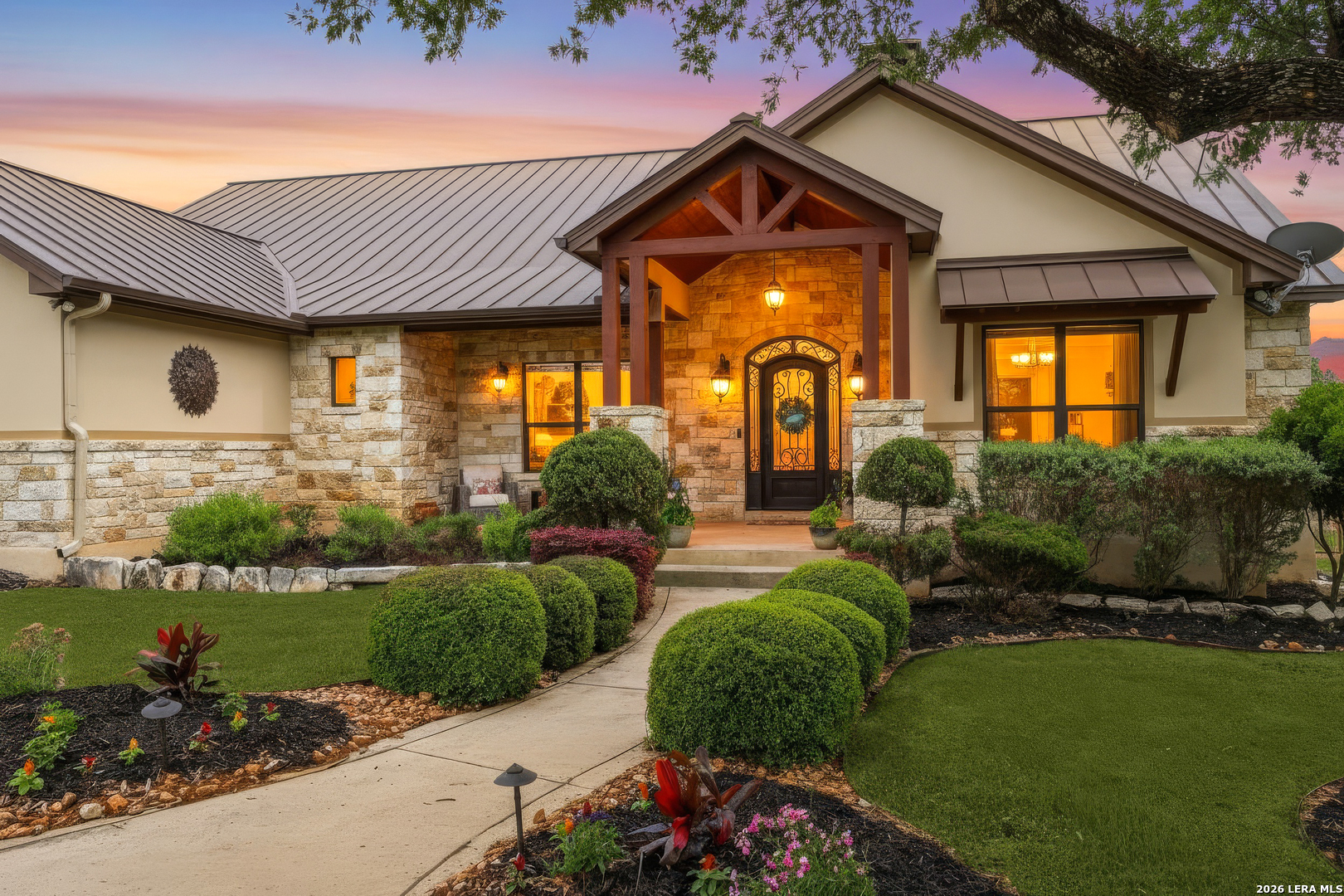415 Copper New Braunfels, TX 78132 - Photo 1 of 1 a front view of a house with garden
