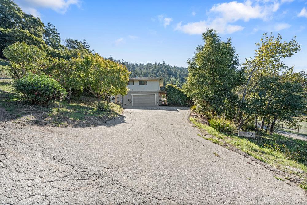 4760 Soquel Creek Road Soquel, CA 95073 - Photo 27 of 29 a pathway of a house with a yard