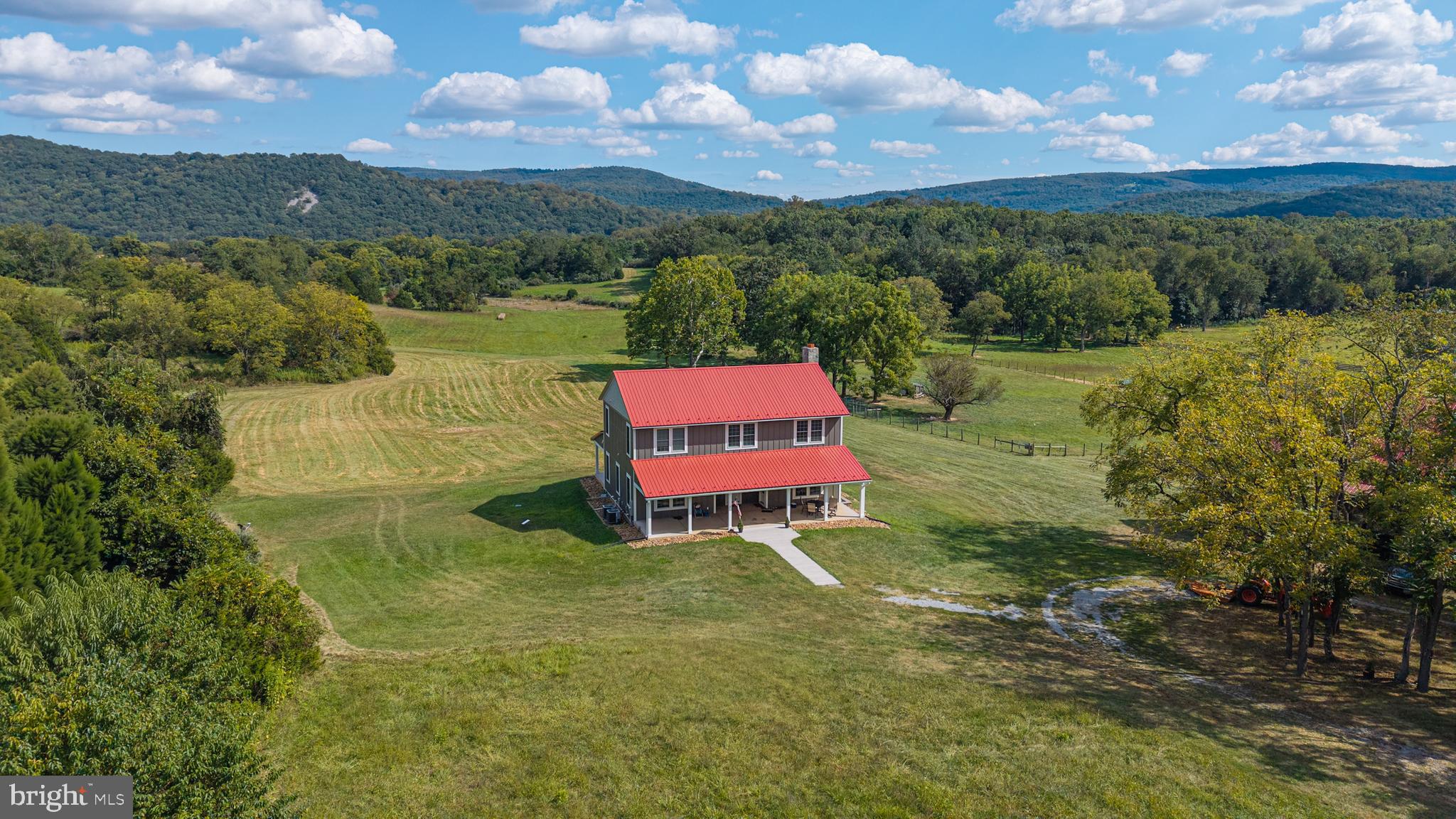 a view of a town with an ocean