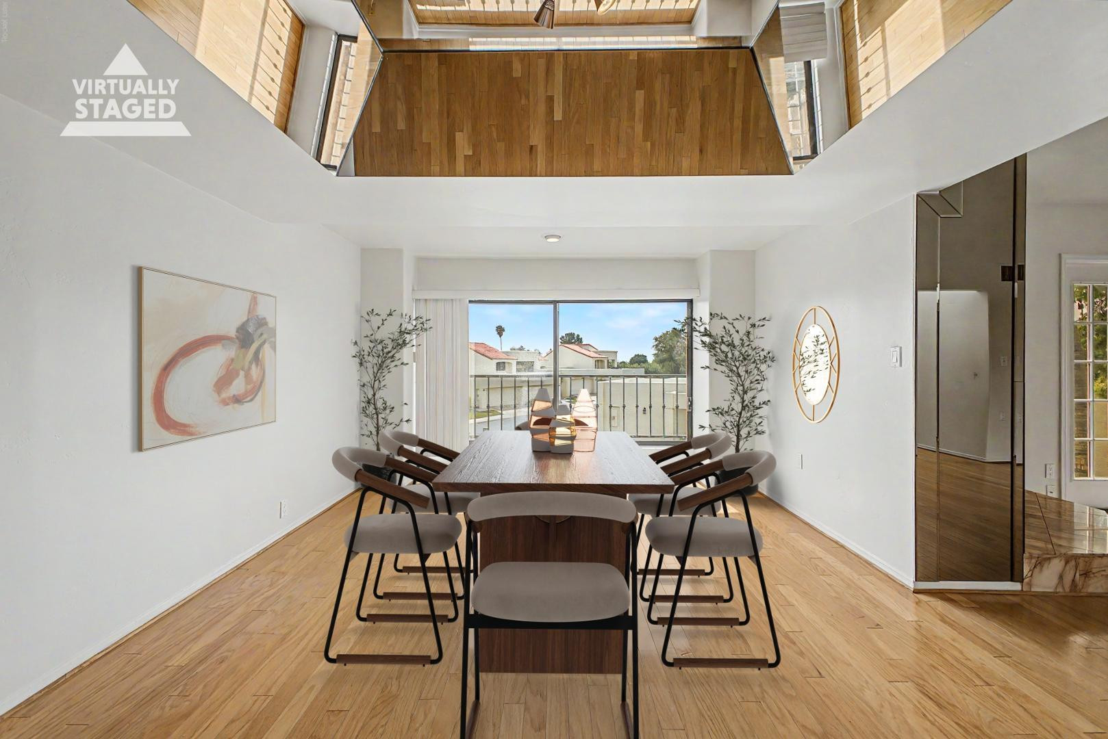 5736 North 25th Street Phoenix, AZ 85016 - Photo 32 of 59 a view of a dining room with furniture and wooden floor