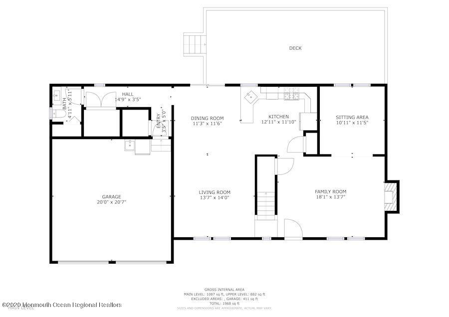 1403 Reed Road Cream Ridge, NJ 08514 - Photo 29 of 31 a picture of a floor plan
