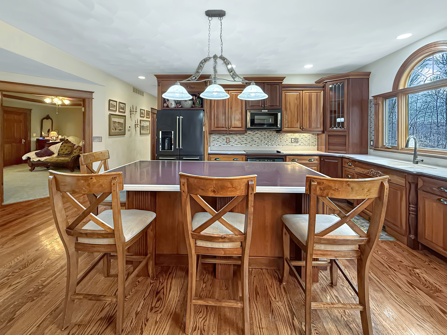 11307 Timber Lane Lena, IL 61048 - Photo 21 of 85 a view of a dining room with furniture window and outside view
