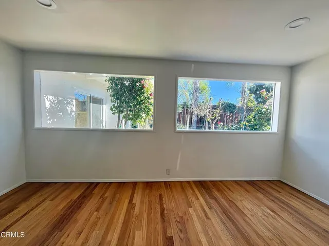 wooden floor in a room