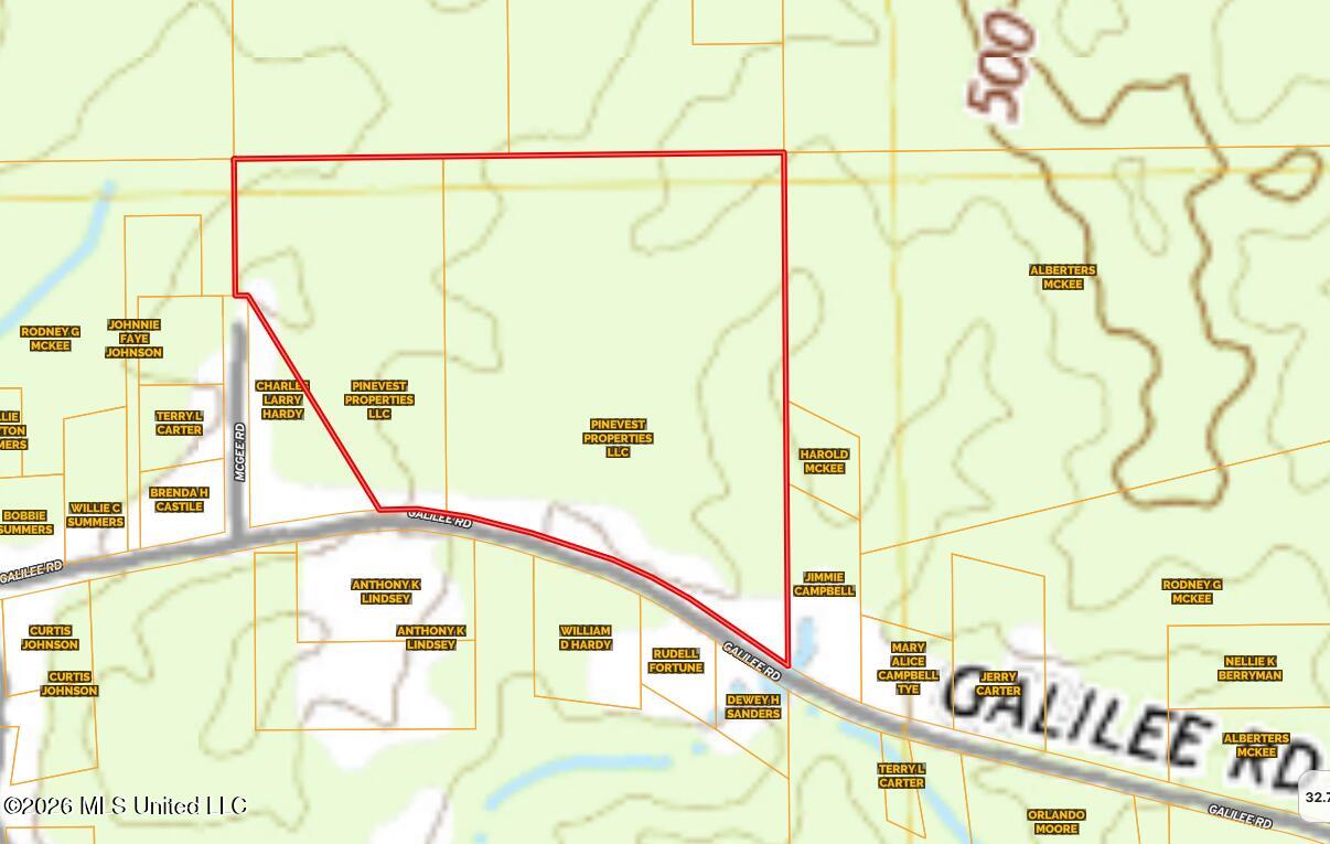 288 Galilee Road Carthage, MS 39051 - Photo 13 of 13 topo