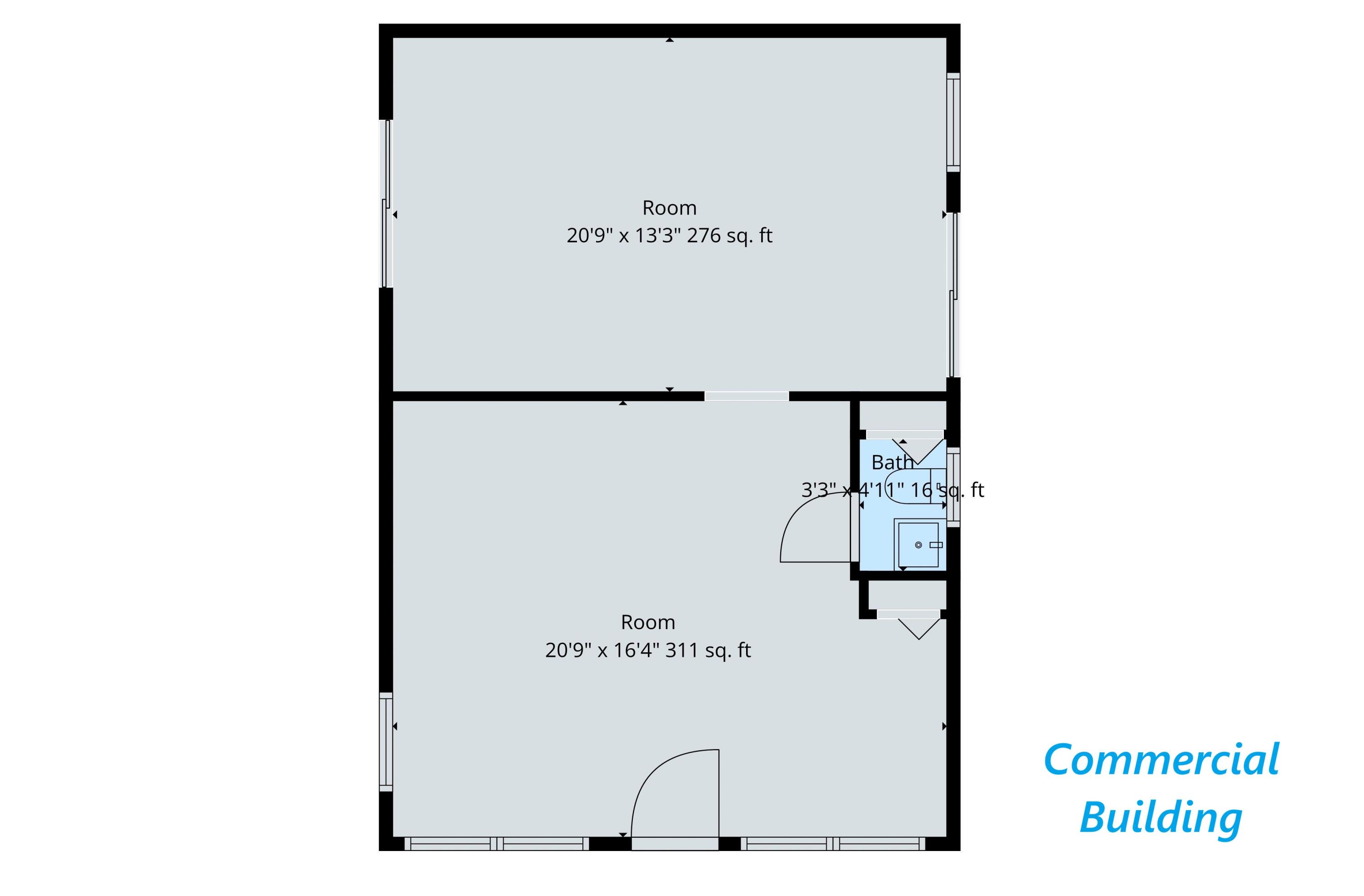 7321 West Harbert Road Three Oaks, MI 49128 - Photo 31 of 31 Commercial studio floorplan