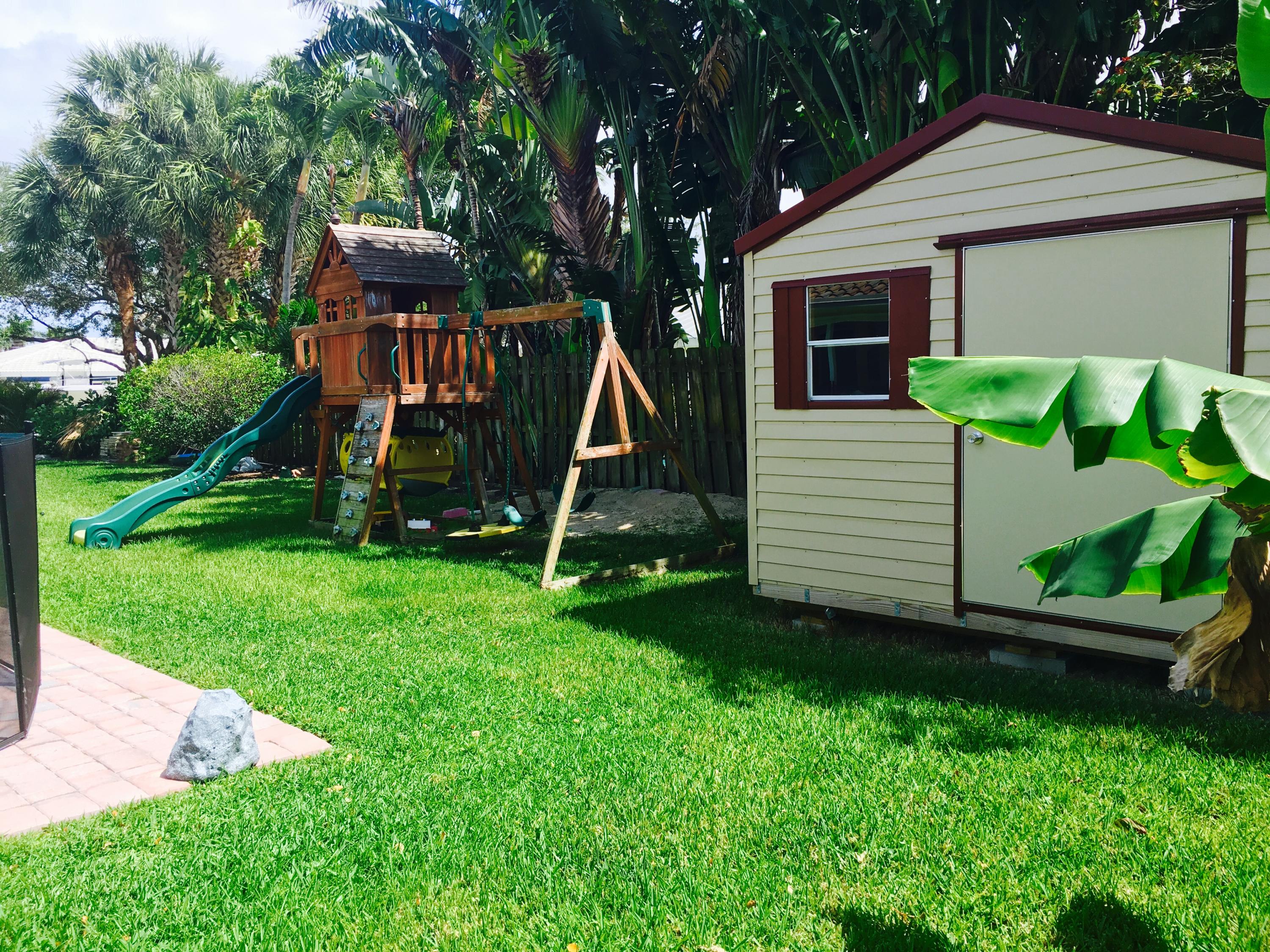 1246 Southwest 13th Place Boca Raton, FL 33486 - Photo 35 of 37 Shed and Swing Set