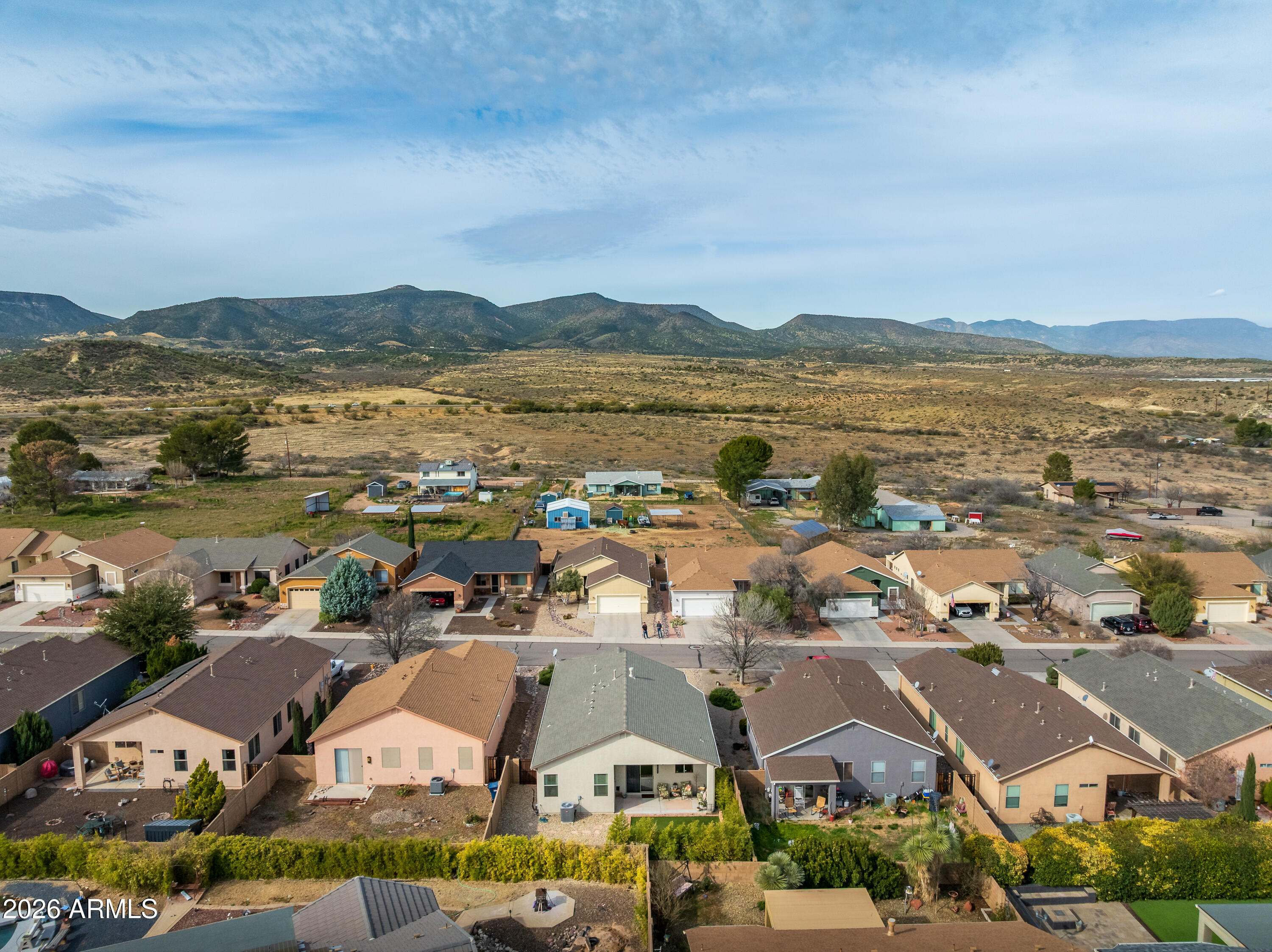 654 South Elk Ridge Drive Camp Verde, AZ 86322 - Photo 34 of 34 an aerial view of residential building and lake