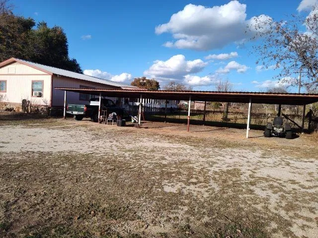 a view of a house with a outdoor space