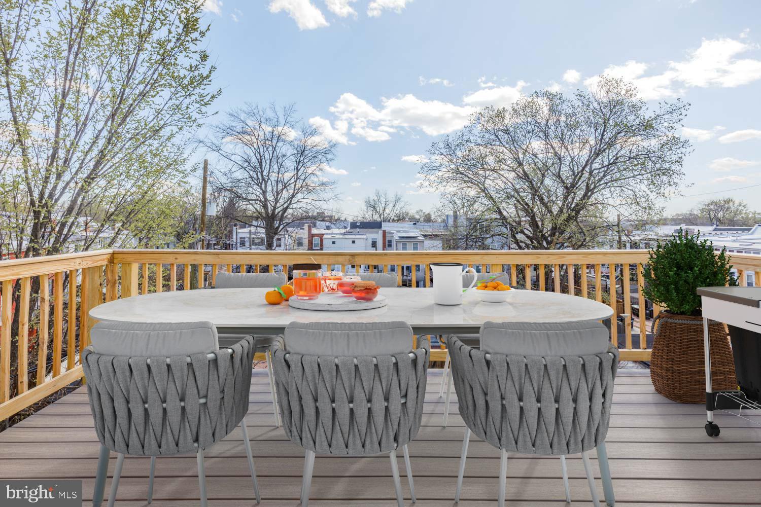 424 Taylor Street Northwest, Unit B Washington, DC 20011 - Photo 10 of 51 a view of an outdoor sitting area with furniture