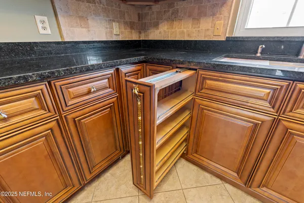 a view of a storage and utility room