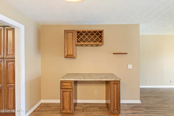 a view of front door of house