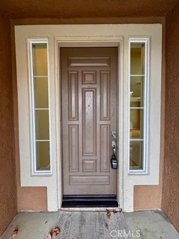 a view of entrance door of the house