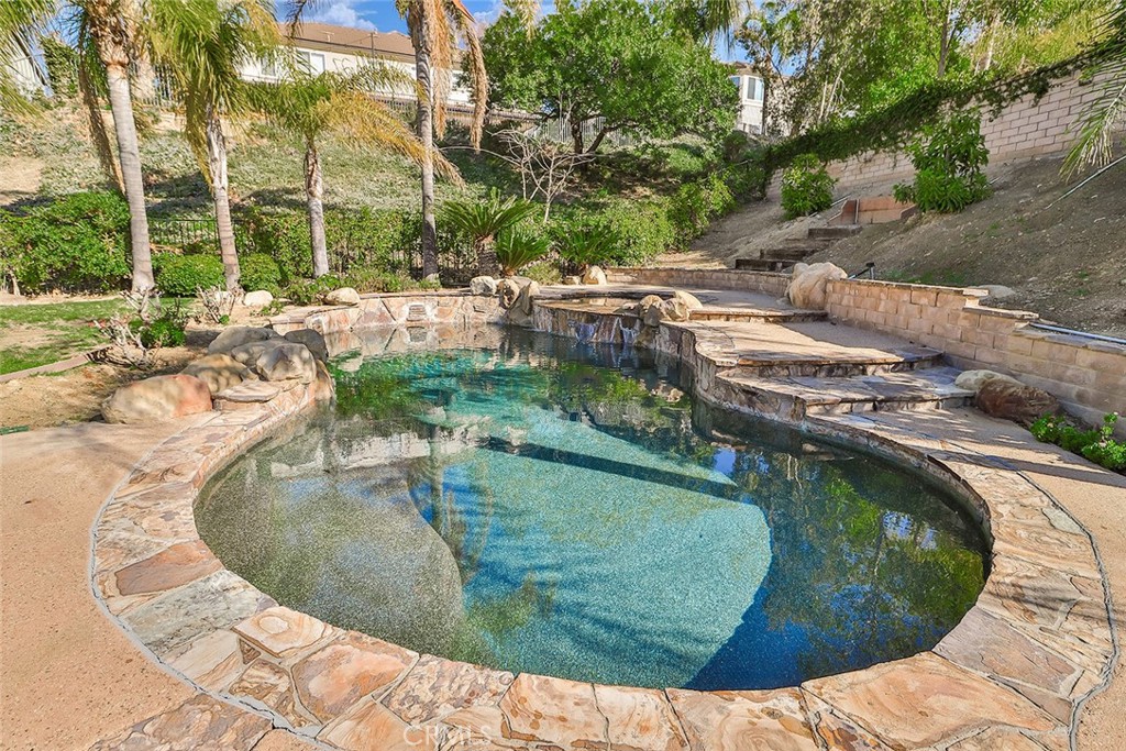 5421 Moonshadow Street Simi Valley, CA 93063 - Photo 52 of 56 an outdoor view of a swimming pool