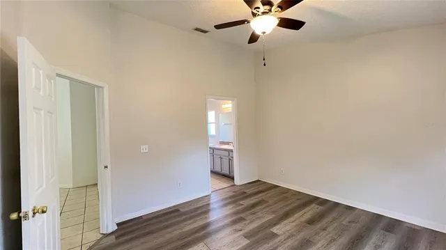 wooden floor in an empty room