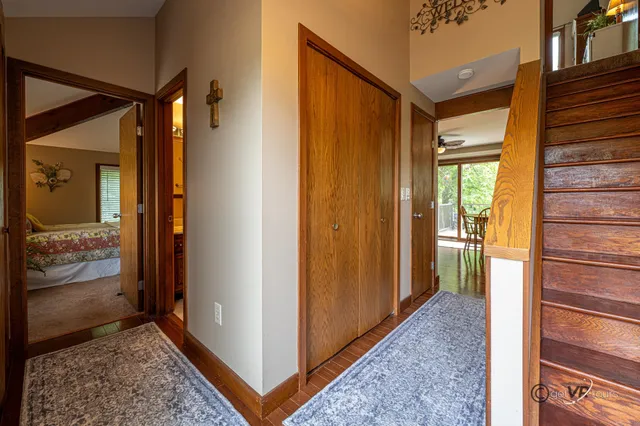 a view of an entryway door