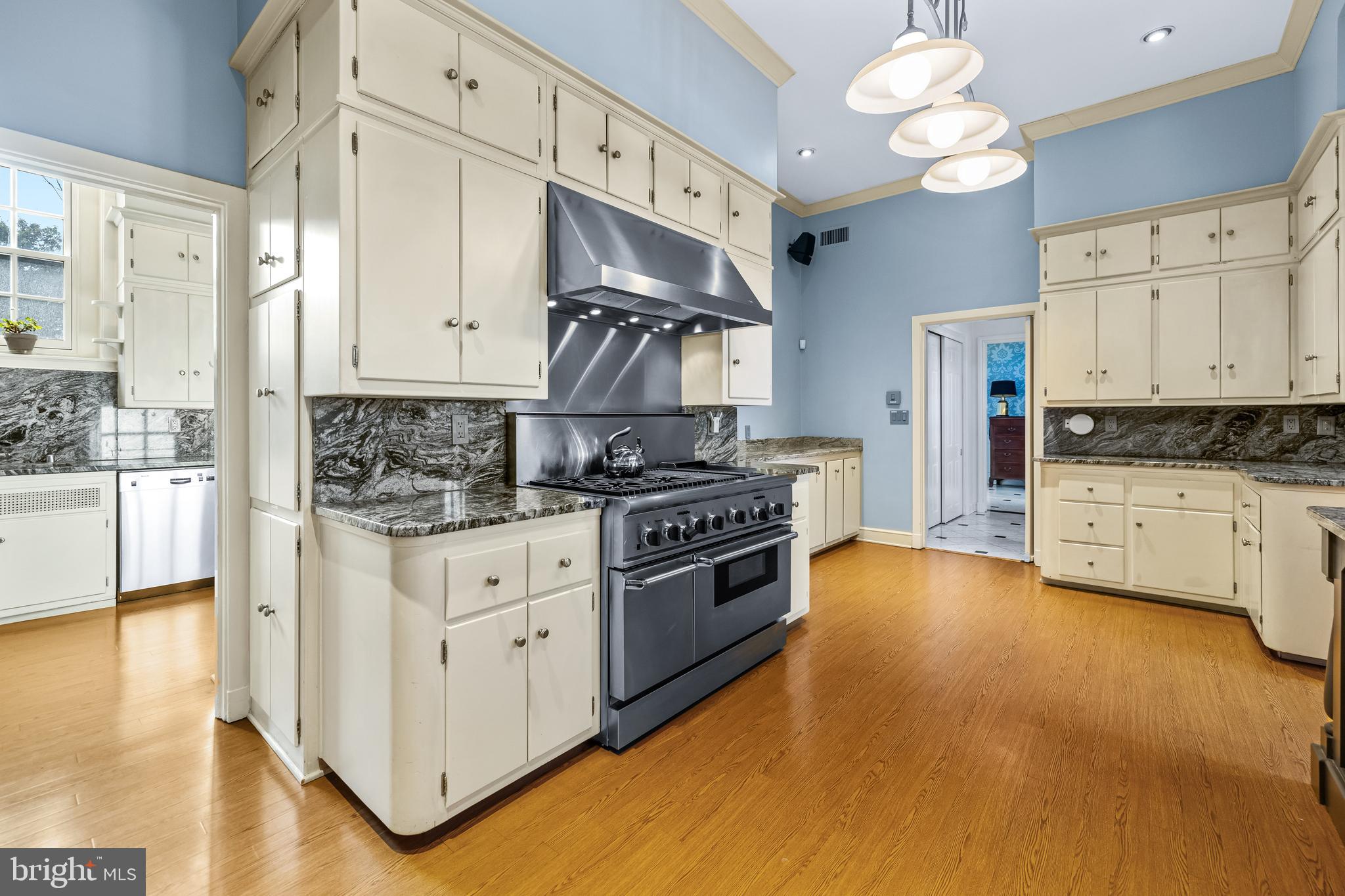 20 Blythewood Road Baltimore, MD 21210 - Photo 30 of 95 a kitchen with stainless steel appliances a stove a sink and white cabinets