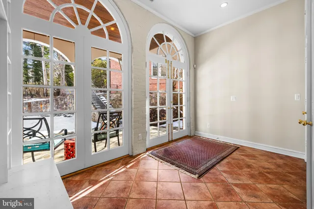 a front view of a house with swimming pool