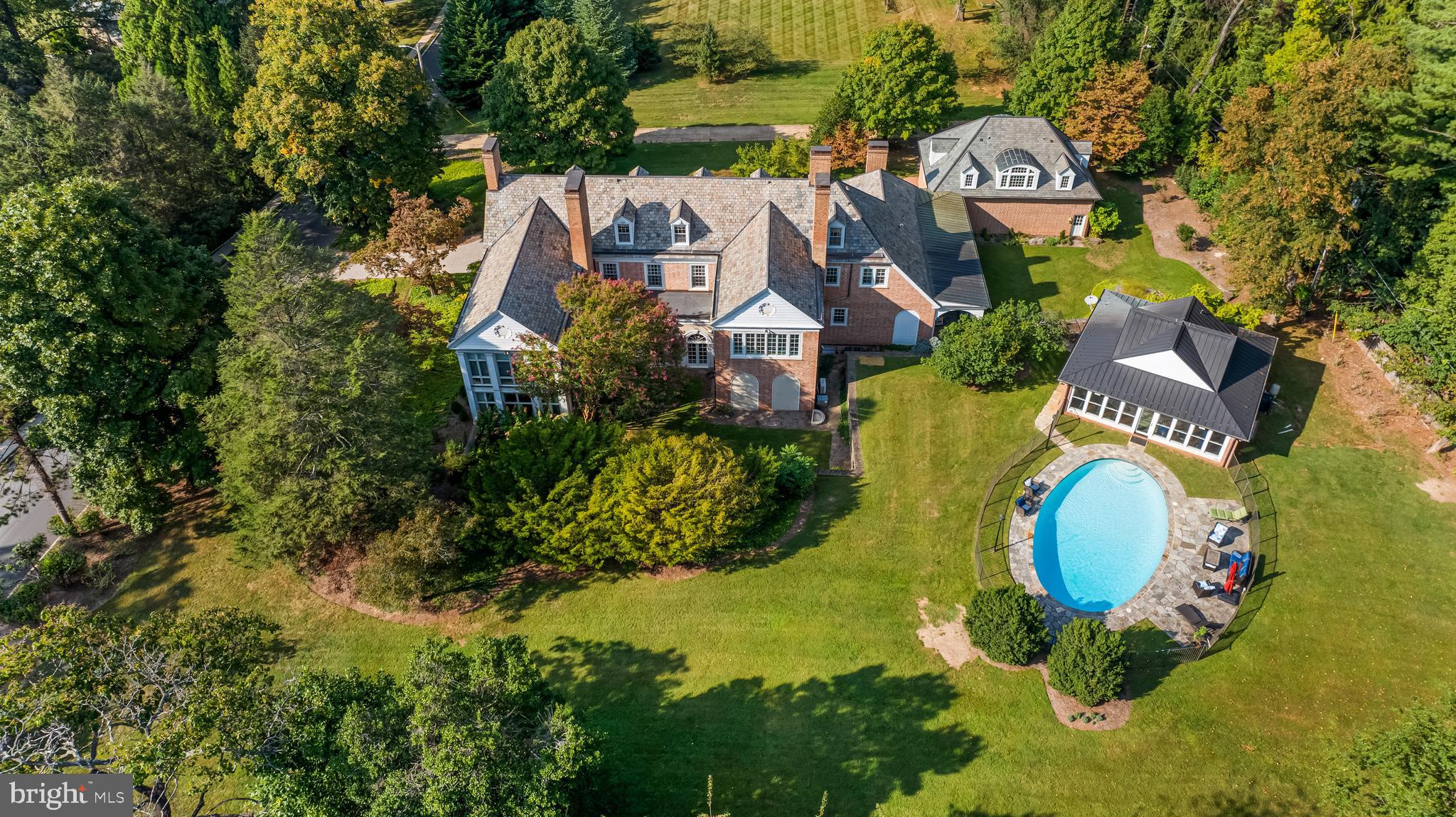 20 Blythewood Road Baltimore, MD 21210 - Photo 93 of 95 an aerial view of a house with swimming pool and outdoor space