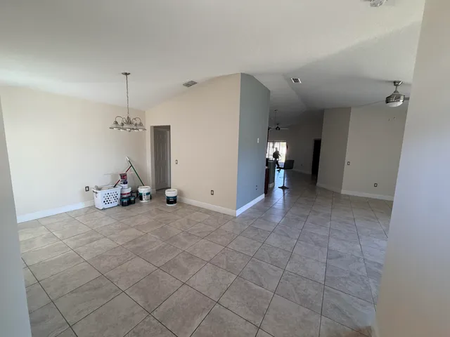 a view of an empty room