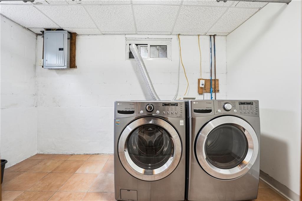 460 North Maple Street Mercer, PA 16137 - Photo 27 of 32 a view of a storage & utility room with a washer dryer
