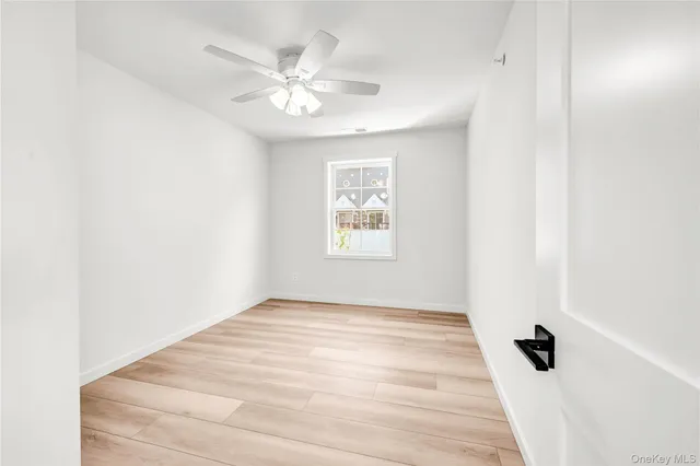 a view of a livingroom with a window