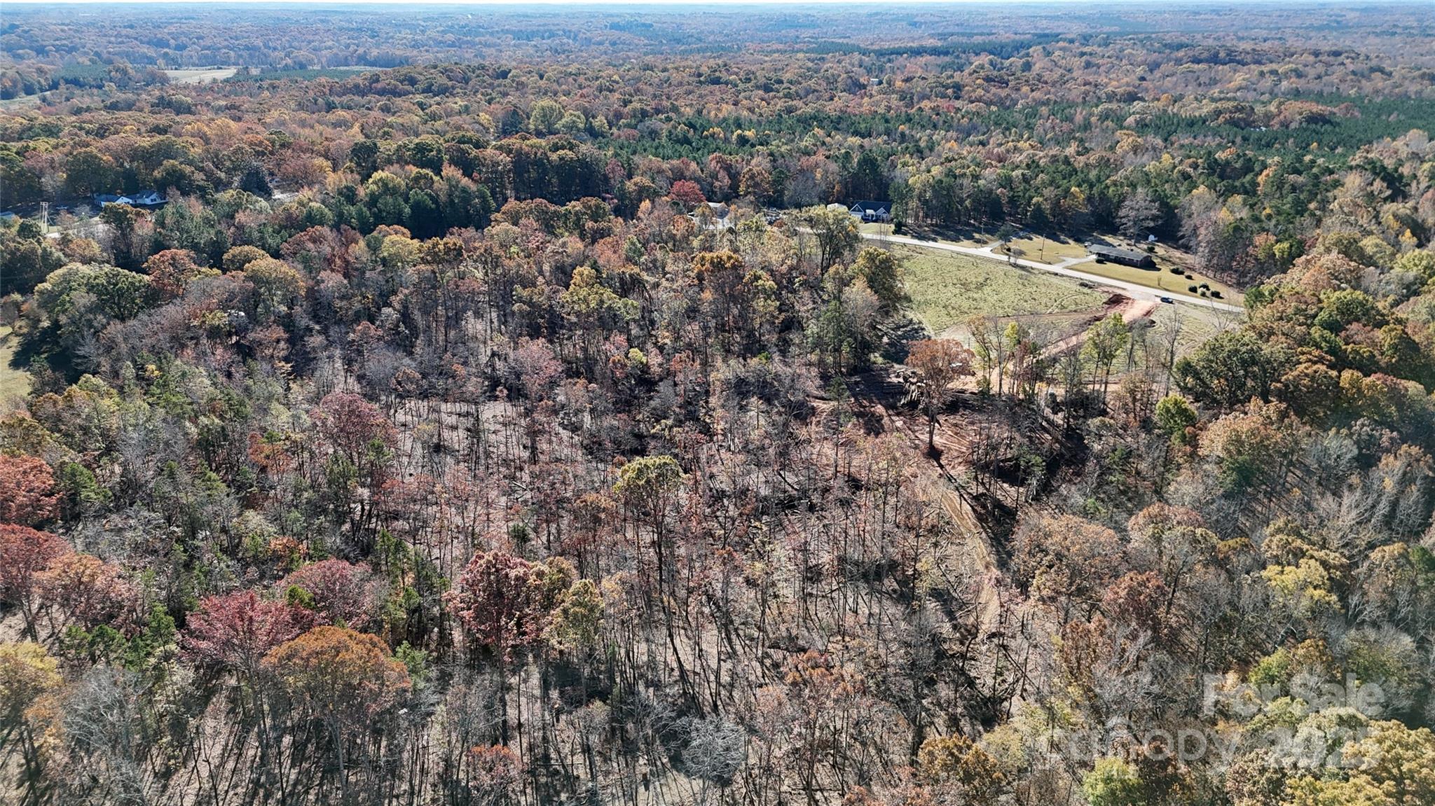1 Tirzah Church Road Waxhaw, NC 28173 - Photo 12 of 12 an aerial view of house with yard and mountain view in back