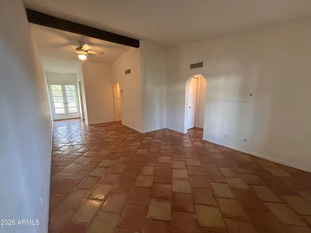 a view of empty room