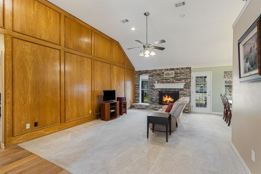 2708 Whitby Lane Grapevine, TX 76051 - Photo 4 of 32 a view of a livingroom with furniture and a fireplace