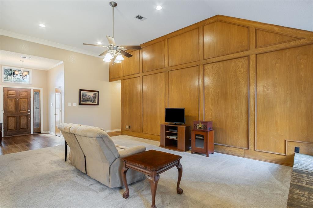 2708 Whitby Lane Grapevine, TX 76051 - Photo 7 of 32 a view of a livingroom with furniture and a ceiling fan