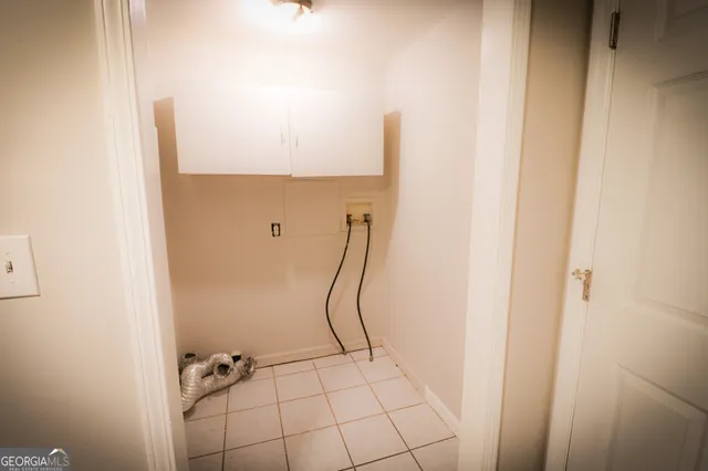 a view of a yard with trees