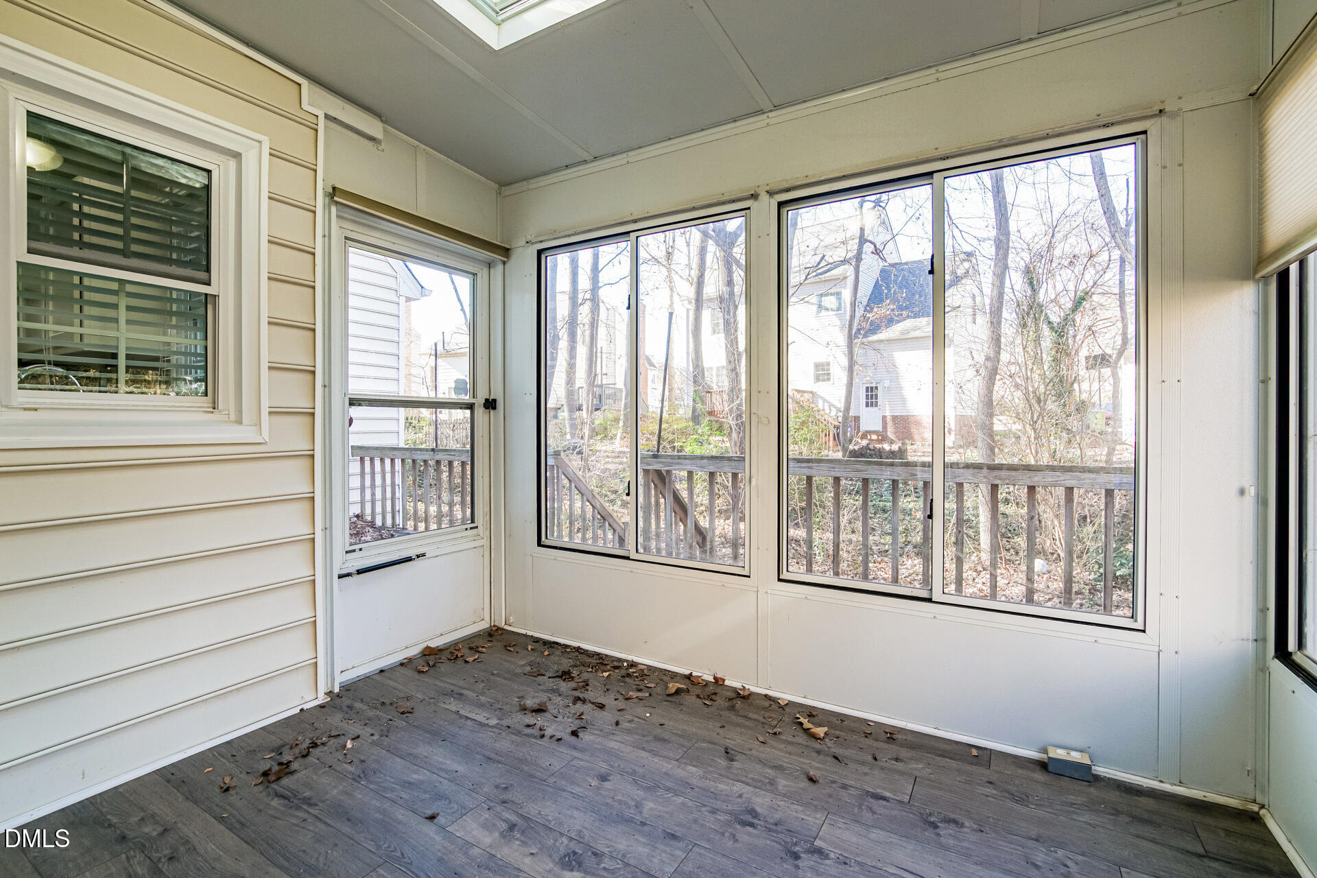 1909 Kushima Court Raleigh, NC 27604 - Photo 11 of 24 a view of wooden floor and windows in an empty room