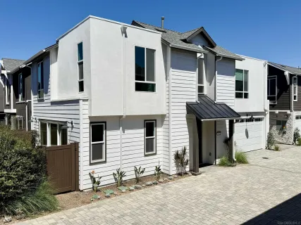 a view of a white house