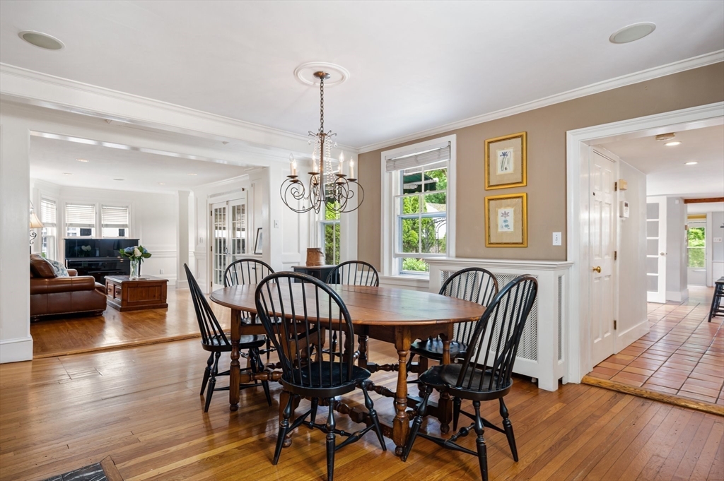 651 Main Street Hingham, MA 02043 - Photo 12 of 42 a view of a dining room with furniture window and wooden floor