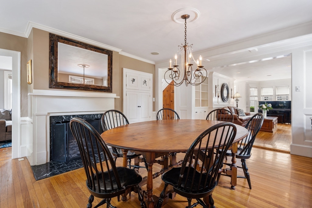 651 Main Street Hingham, MA 02043 - Photo 13 of 42 a view of a dining room with furniture window and wooden floor
