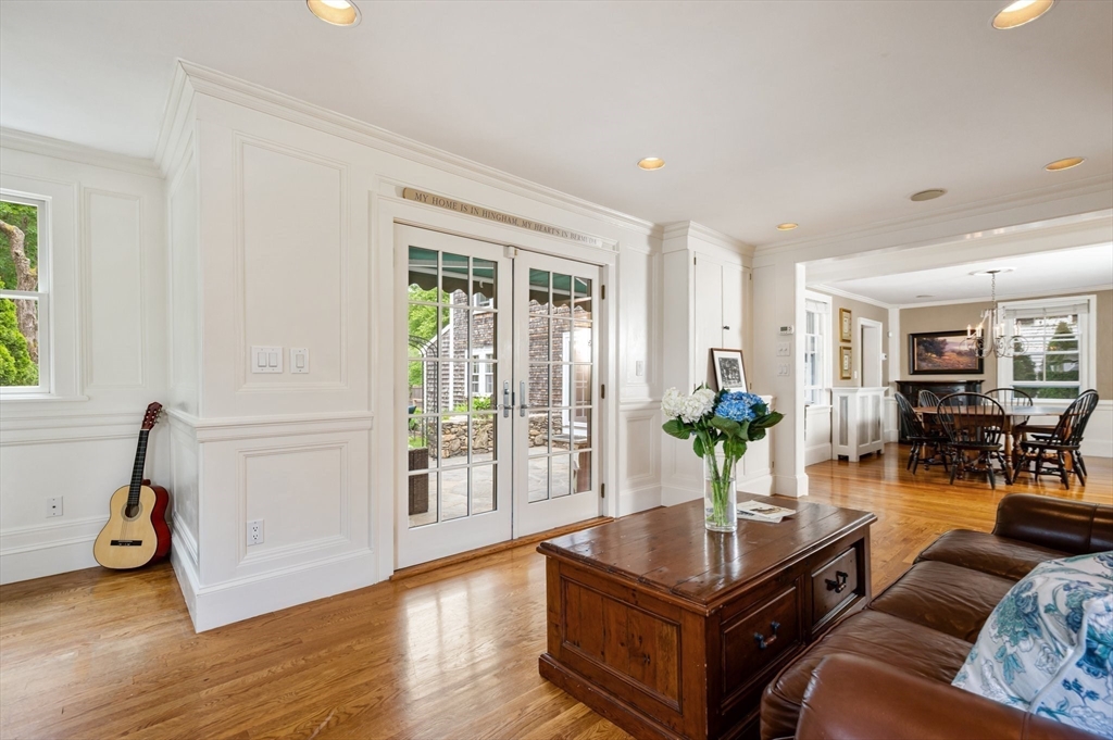 651 Main Street Hingham, MA 02043 - Photo 15 of 42 a living room with furniture large window and wooden floor